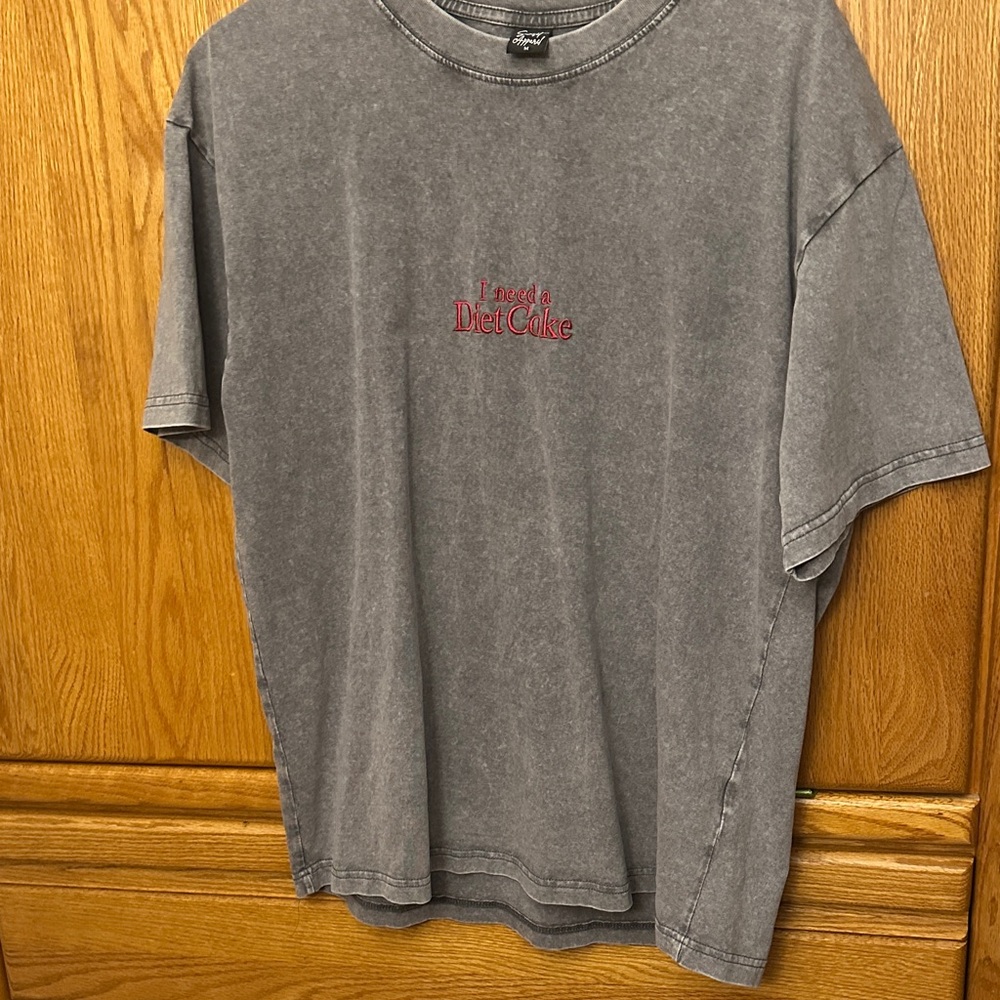 Diet Coke embroidered over sized tee
